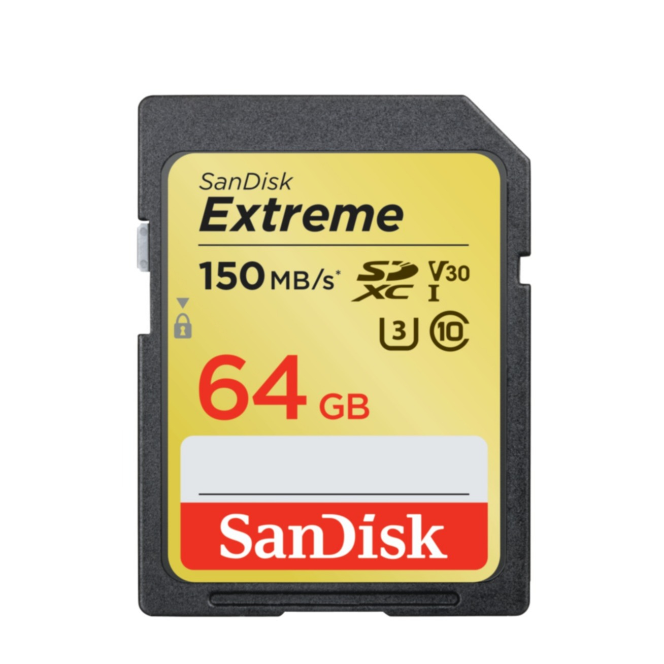 Image of SanDisk - 64GB Extreme SDXC UHS-I V30 SD Speicherkarte 170 MBps (SDSDXV2-064G-GNCIN) bei Apfelkiste.ch