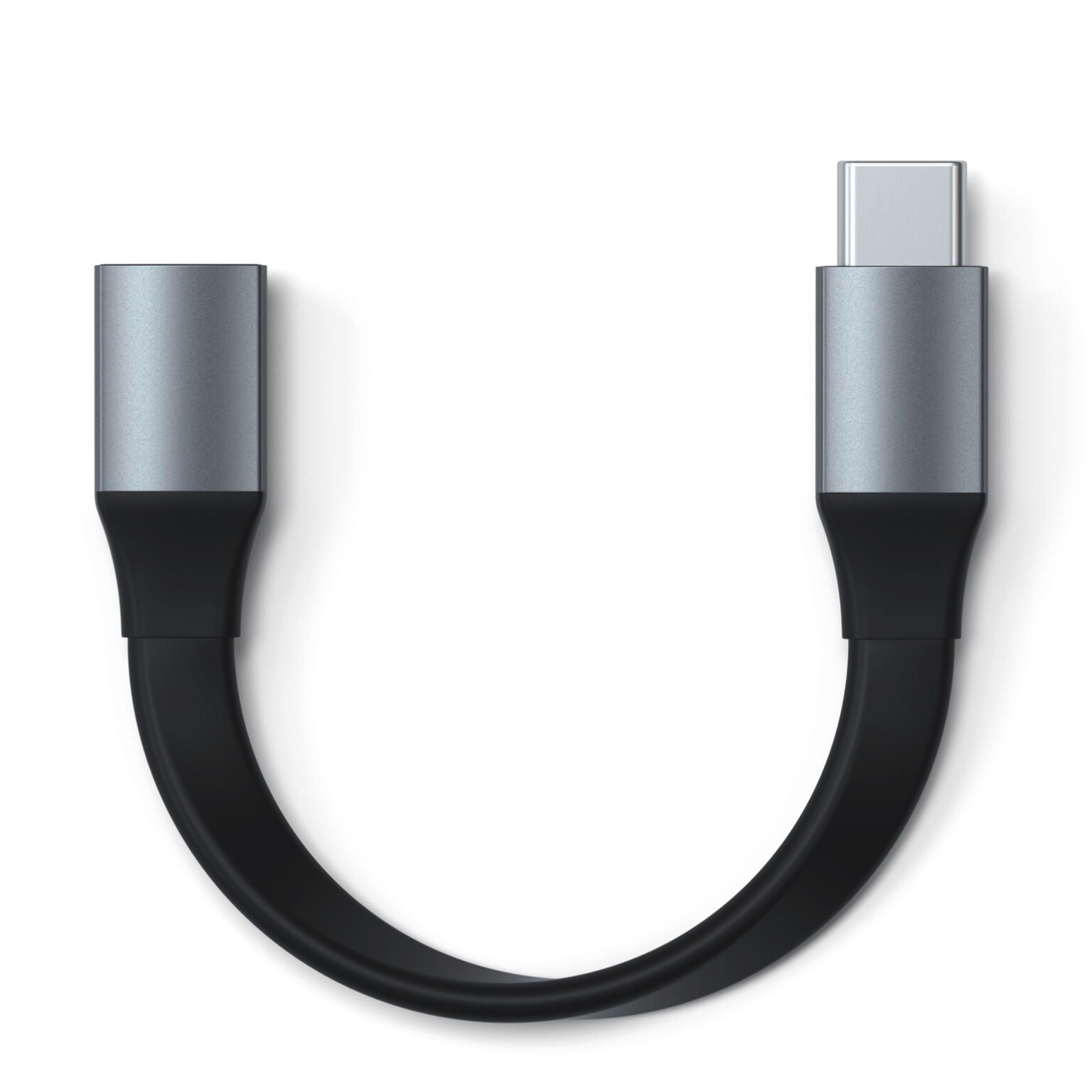 Image of Satechi - (13cm) USB C auf USB C Verlängerungskabel Adapter (ST-TCECM) - Space Grau bei Apfelkiste.ch
