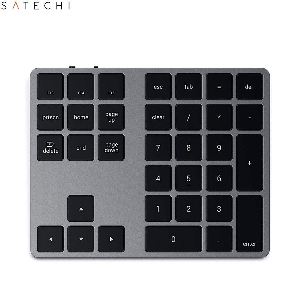 Extended Keypad Numerische Bluetooth Tastatur Nummernblock Alu Ziffernblock (ST-XLABKM) - Space Grau