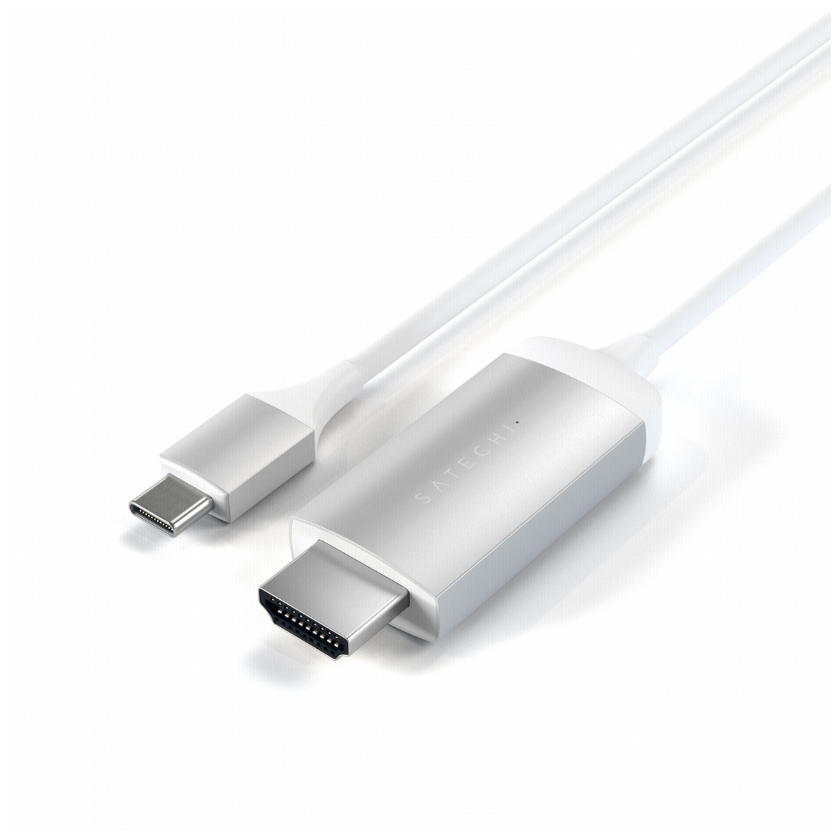 Image of Satechi - (1.8m) USB C auf 4K@60Hz HDMI Kabel (ST-CHDMIS) - Silber bei Apfelkiste.ch