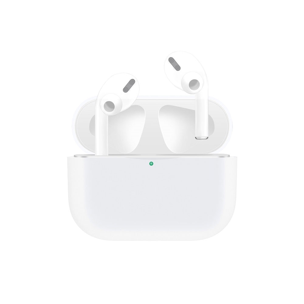 Image of AirPods Pro Silikon Case Schutzhülle Ultra Thin Abdeckung - Weiss (Matt) bei Apfelkiste.ch