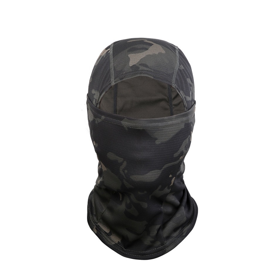 Sturmhaube, Sturmmaske, Balaclava - weiß camouflage 