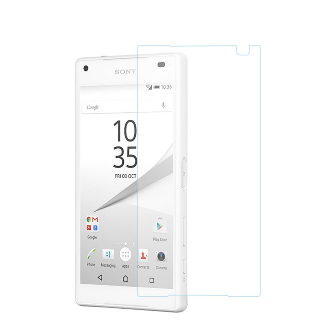 Image of Sony Xperia Z5 Compact Panzer Glas Display Schutz Case Friendly 0.25 mm bei Apfelkiste.ch