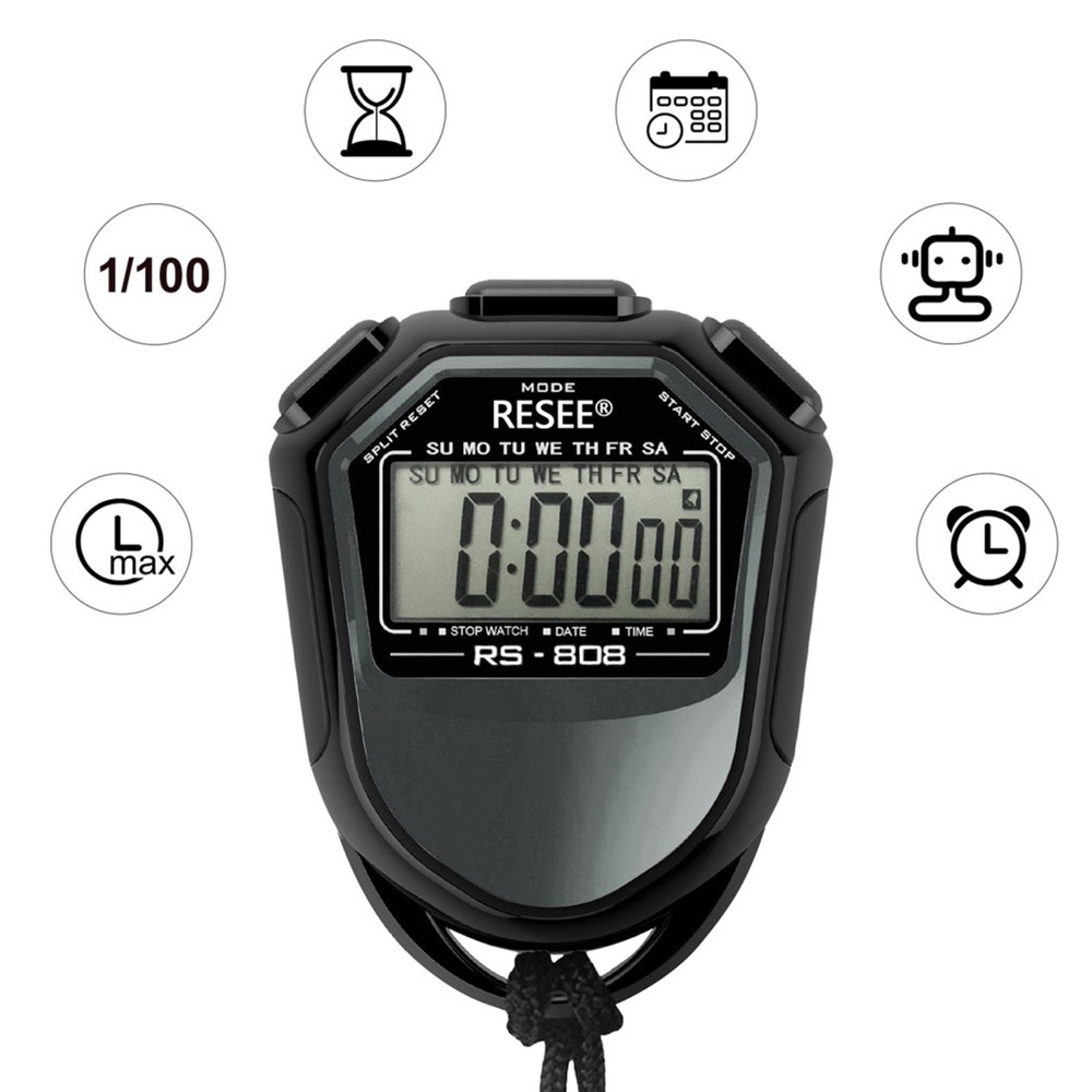 Basketball Zubehör Digital Stoppuhr Sport Timer Uhr Multifunktions