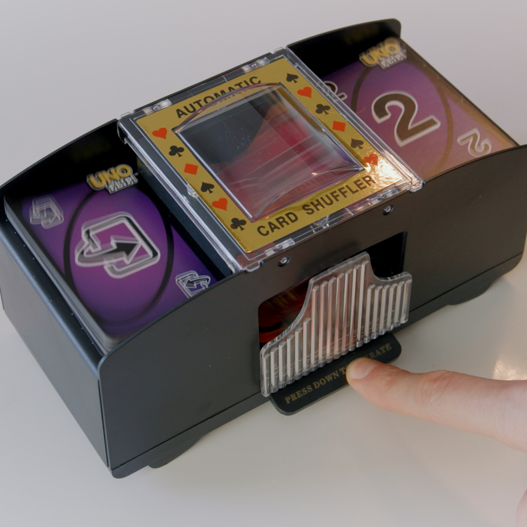 Apritsce Elektrische Kartenmischmaschine - Für 2 Decks, 2600mAh Akku