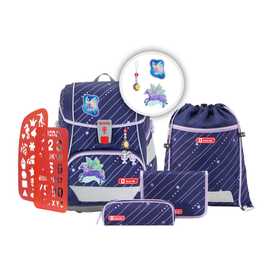 Image of Step by Step - 2in1 Plus Schulranzen Set Kinder Schulrucksack (00129333) - Pegasus Emily bei Apfelkiste.ch