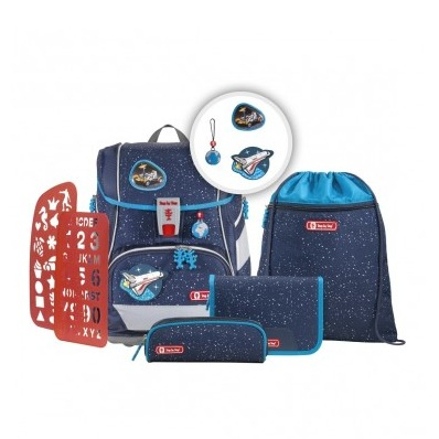 Image of Step by Step - 2in1 Plus Schulranzen Set Kinder Schulrucksack (00183753) - Sky Rocket bei Apfelkiste.ch