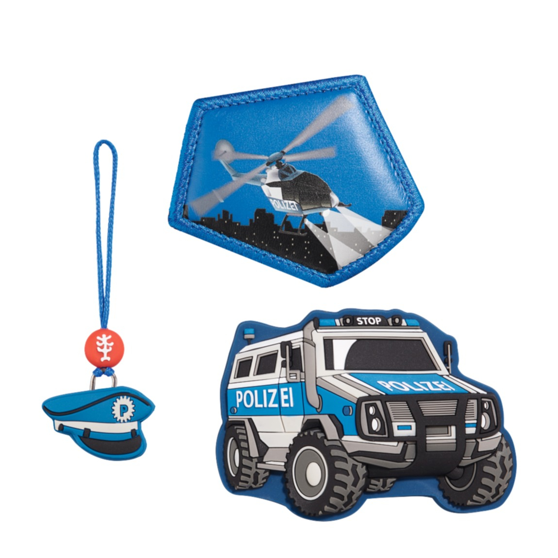 Image of Step by Step - (3-tlg. Set) Magic Mags Schulsack Zubehör (00183809) - Police Truck bei Apfelkiste.ch