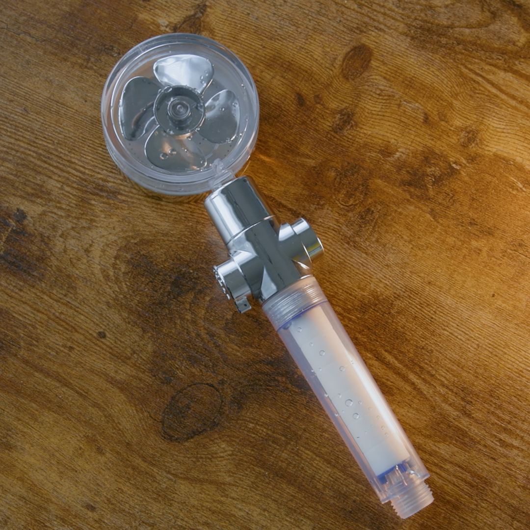 Tanel Pure Hochdruck Duschkopf - 3 Modi, Wassersparend Mit Mineralienfilter Für Weicheres Wasser