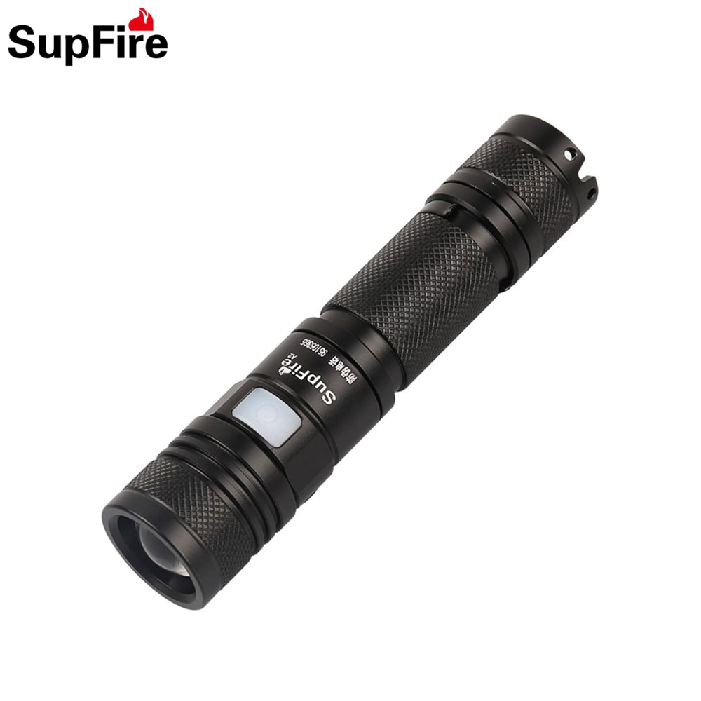 A2 CREE XM-L2 T6 Mini LED Alu Taschenlampe (950LM) - Schwarz