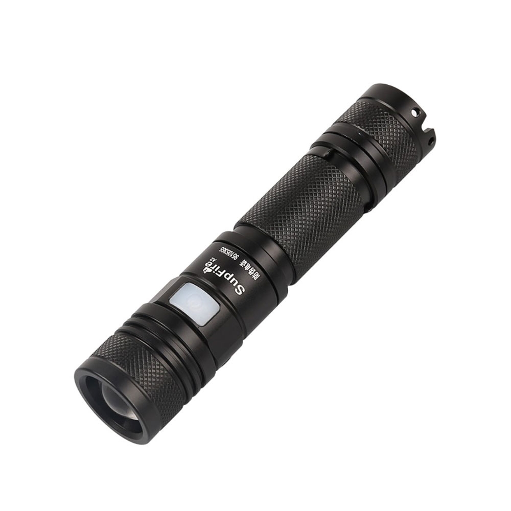 Image of SupFire A2 CREE XM-L2 T6 Mini LED Alu Taschenlampe (950LM) - Schwarz bei Apfelkiste.ch