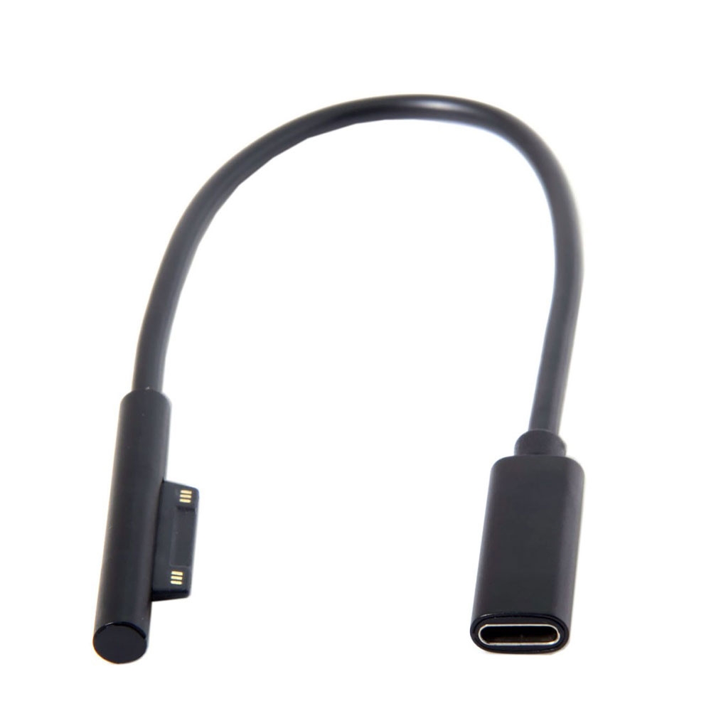 Image of Microsoft Surface Book / Pro 6 / Pro 5 / Pro 4 / Pro 3 (12.5cm) 87W / 65W USB C Adapter Kabel Power Delivery für 15V USB C Netzteile bei Apfelkiste.ch