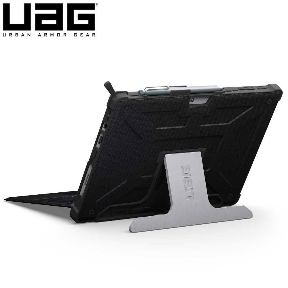 UAG Urban Armor Gear - Microsoft Surface Pro 7 / Pro 6 / Pro (2017) / Pro 4 Outdoor Schutzhülle Composite Case Stand (UAG-SFPRO4-BLK-VP) - Schwarz