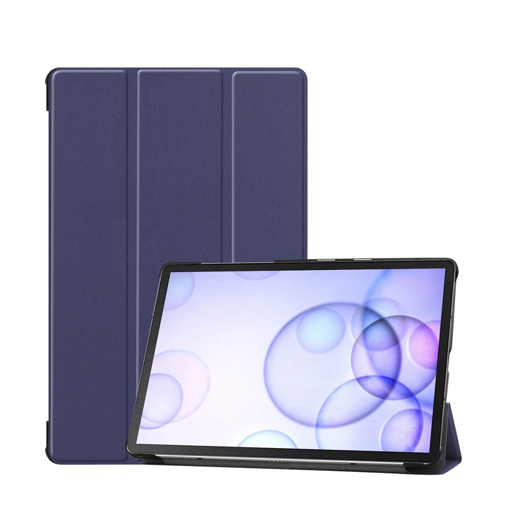 Image of Samsung Galaxy Tab S6 Leder Tasche Smart Case Hülle - Blau bei Apfelkiste.ch