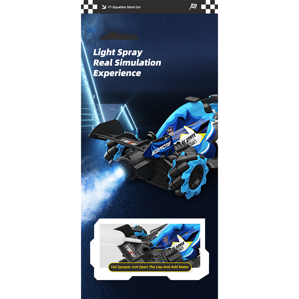 Ferngesteuertes Auto Spider Mit LED-Lichtern - 2-in-1 Transform Auto & Roboter