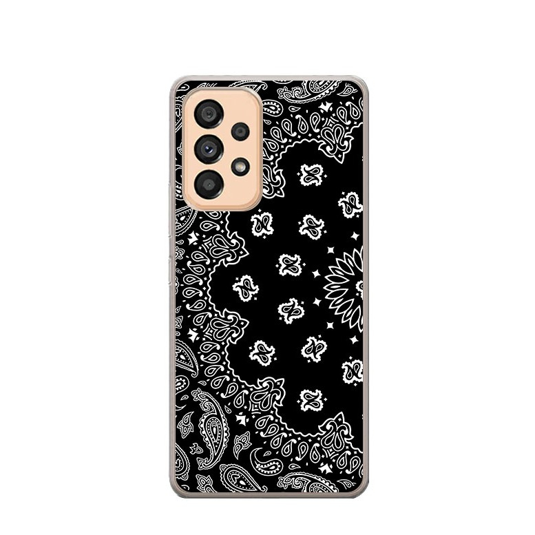 Image of Apfelkiste © - Samsung Galaxy A13 Gummi Case Hülle Ultra Thin Mandala - Schwarz / Weiss bei Apfelkiste.ch