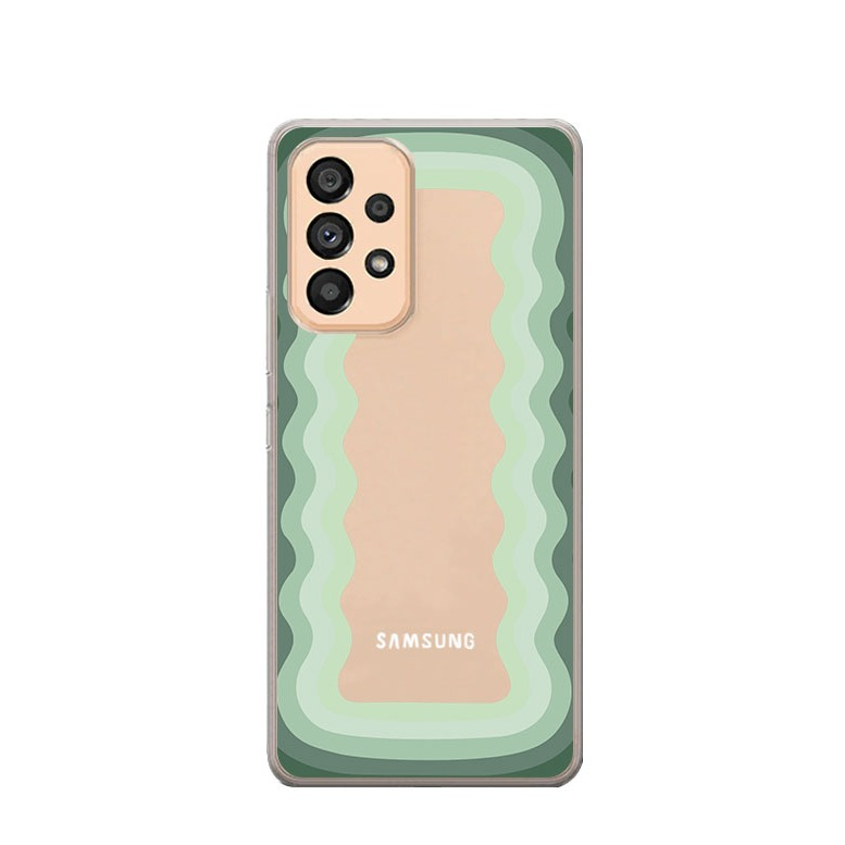 Image of Apfelkiste © - Samsung Galaxy A33 5G Gummi Case Hülle Ultra Thin Lollipop Frame - Grün bei Apfelkiste.ch