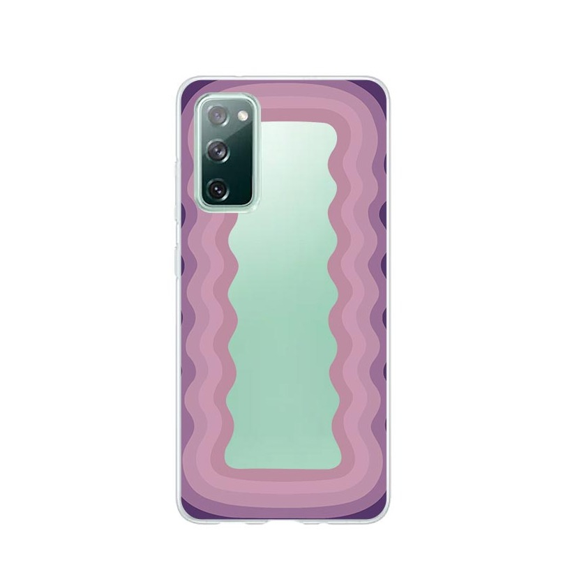 Image of Apfelkiste © - Samsung Galaxy S20 FE / S20 FE 5G Gummi Case Hülle Ultra Thin Lollipop Frame - Lila bei Apfelkiste.ch