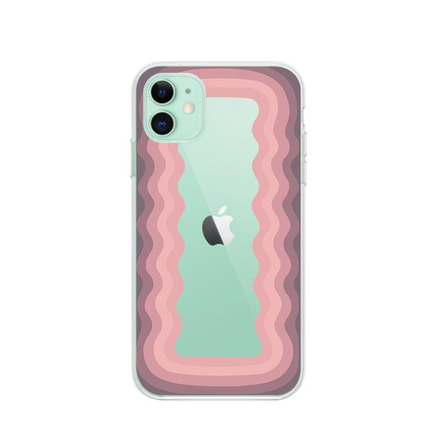 Image of Apfelkiste © - iPhone 11 Gummi Case Hülle Ultra Thin Lollipop Frame - Rosa bei Apfelkiste.ch