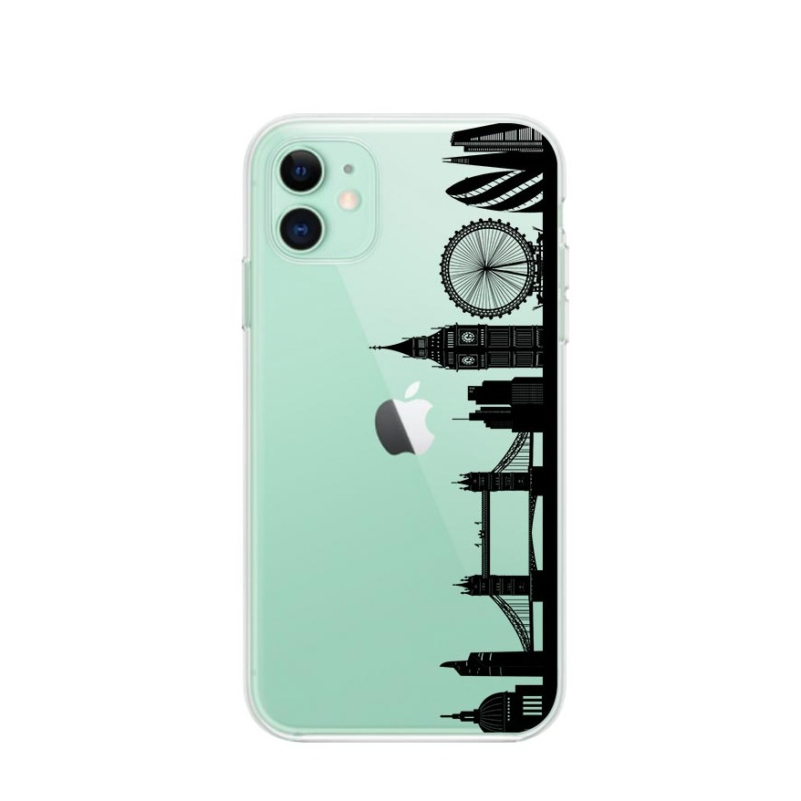 Image of Apfelkiste © - iPhone 11 Gummi Case Hülle Ultra Thin London Skyline - Transparent bei Apfelkiste.ch