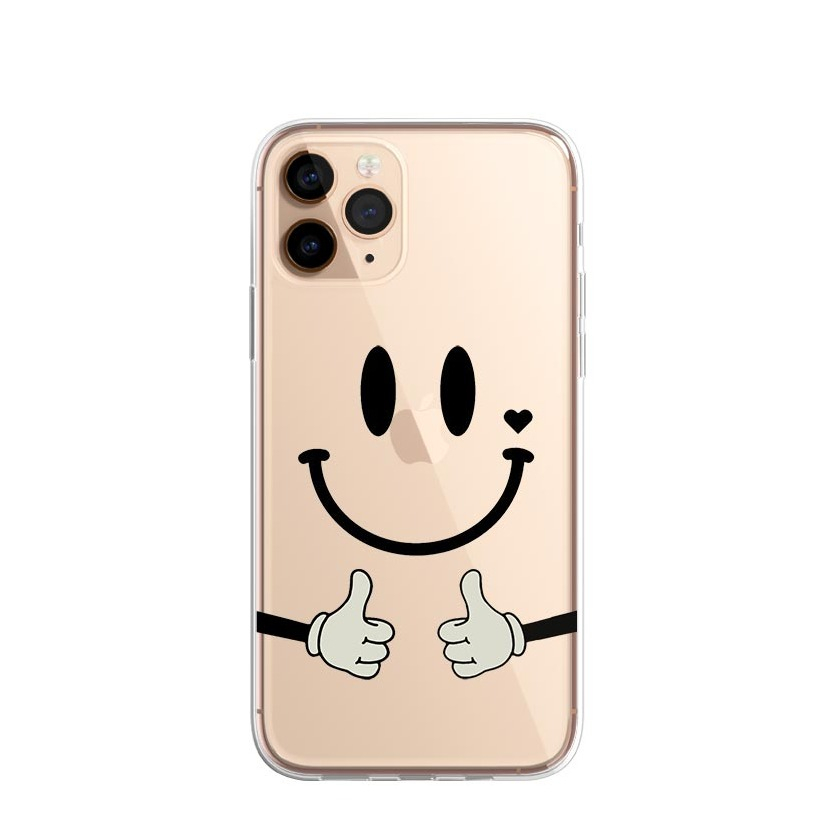 Image of Apfelkiste © - iPhone 11 Pro Gummi Case Hülle Ultra Thin Happy Smile - Transparent bei Apfelkiste.ch