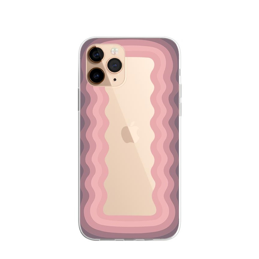 Image of Apfelkiste © - iPhone 11 Pro Gummi Case Hülle Ultra Thin Lollipop Frame - Rosa bei Apfelkiste.ch