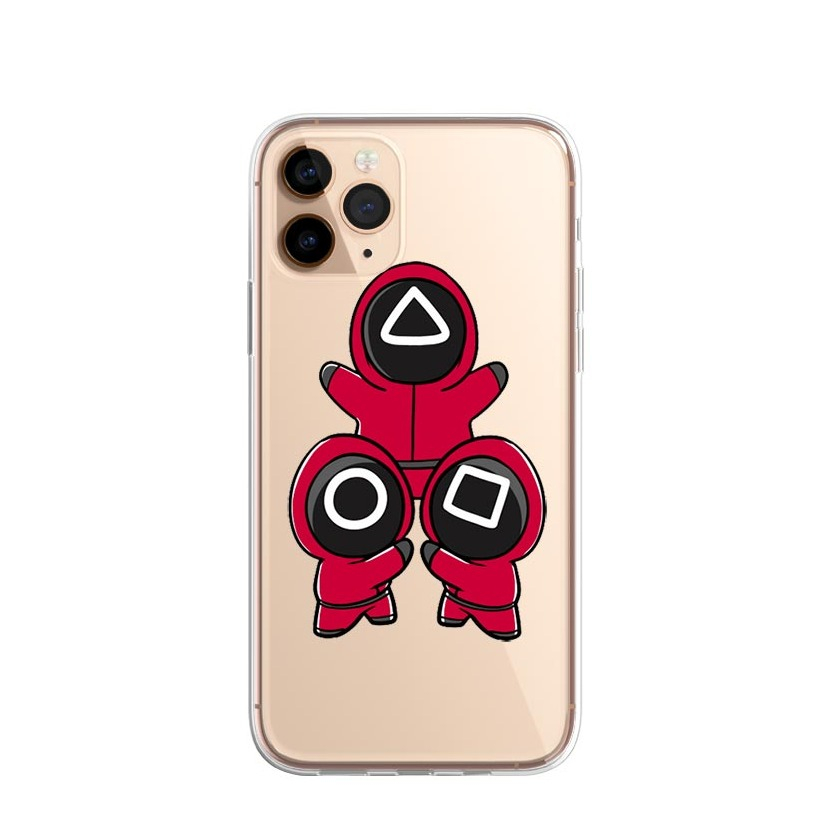 Image of Apfelkiste © - iPhone 11 Pro Gummi Case Hülle Ultra Thin Tintenfisch Spiel Mitarbeiter / Soldat / Manager - Transparent bei Apfelkiste.ch