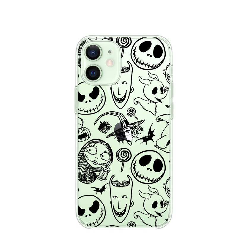 Image of Apfelkiste © - iPhone 12 Gummi Case Hülle Ultra Thin Halloween Cartoon - Transparent bei Apfelkiste.ch