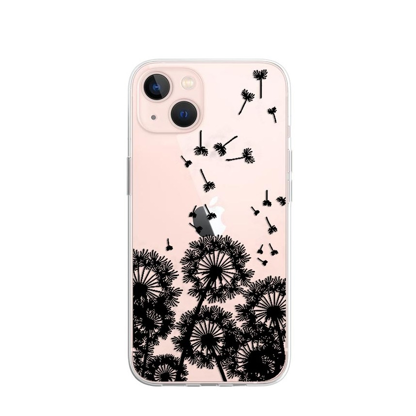 Image of Apfelkiste © - iPhone 13 Gummi Case Hülle Ultra Thin Pusteblumen - Transparent bei Apfelkiste.ch