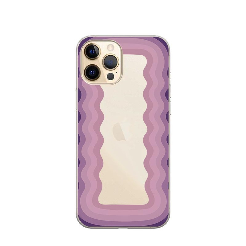 Image of Apfelkiste © - iPhone 13 Pro Gummi Case Hülle Ultra Thin Lollipop Frame - Lila bei Apfelkiste.ch