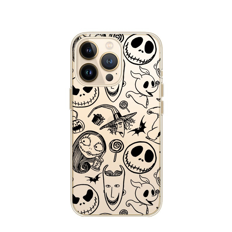 Image of Apfelkiste © - iPhone 13 Pro Max Gummi Case Hülle Ultra Thin Halloween Cartoon - Transparent bei Apfelkiste.ch