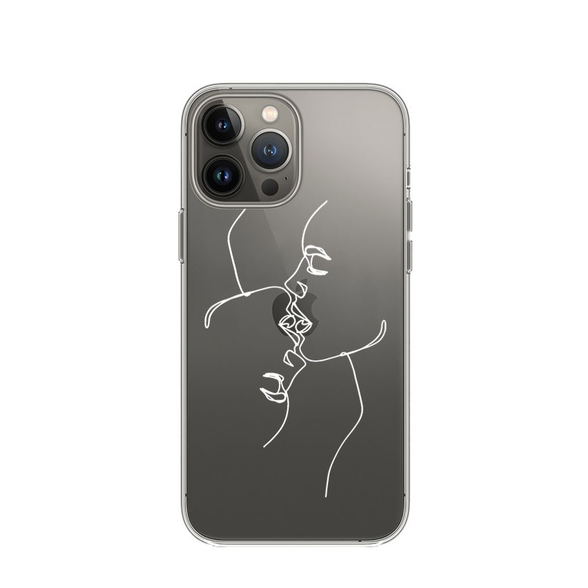 Image of Apfelkiste © - iPhone 13 Pro Max Gummi Case Hülle Ultra Thin Reverse Love - Transparent bei Apfelkiste.ch