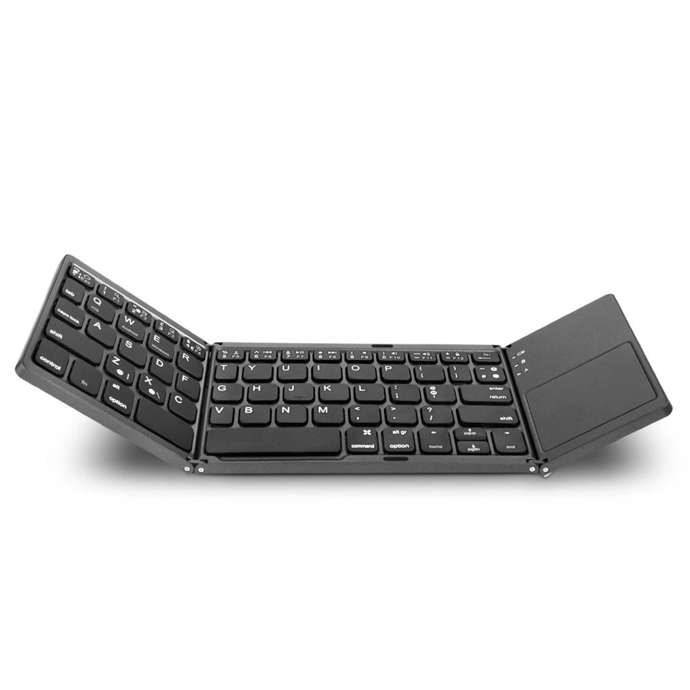 Booxi Geyes Faltbare Bluetooth-Tastatur – Tri-Fold-Design, Kabellos, Für Tablet, Smartphone & Laptop