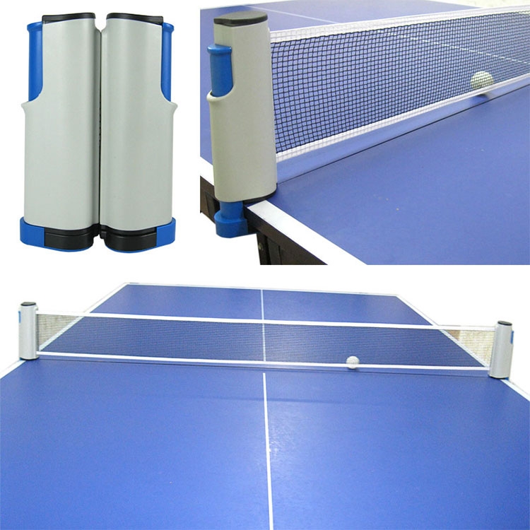 Gelb und Blau tragbar Ersatznetz für Ping-Pong-Sportarten einziehbar YSMOTO Tischtennisnetz Tischtennis-Zubehör 