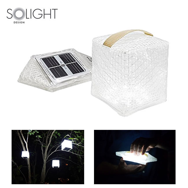 TwiLight Faltbare LED Solar Laterne Lampe Wasserfest - Transparent