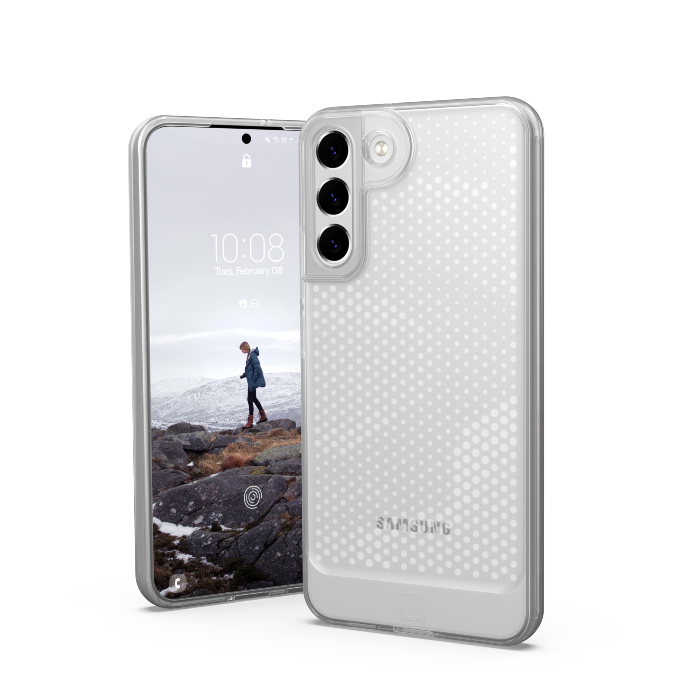 Image of UAG Urban Armor Gear [U] - Samsung Galaxy S22+ Plus 5G Gummi Schutzhülle Lucent (21343N314343) - Transparent (Ice) bei Apfelkiste.ch