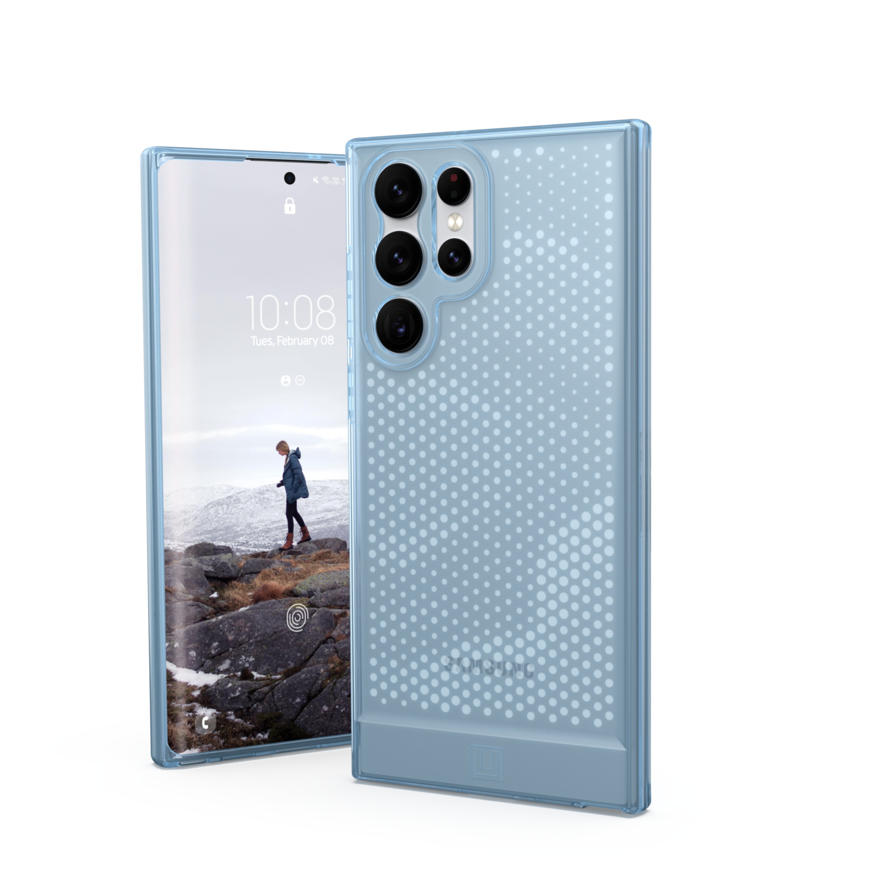 Image of UAG Urban Armor Gear [U] - Samsung Galaxy S22 Ultra 5G Gummi Schutzhülle Lucent (21344N315858) - Cerulean bei Apfelkiste.ch