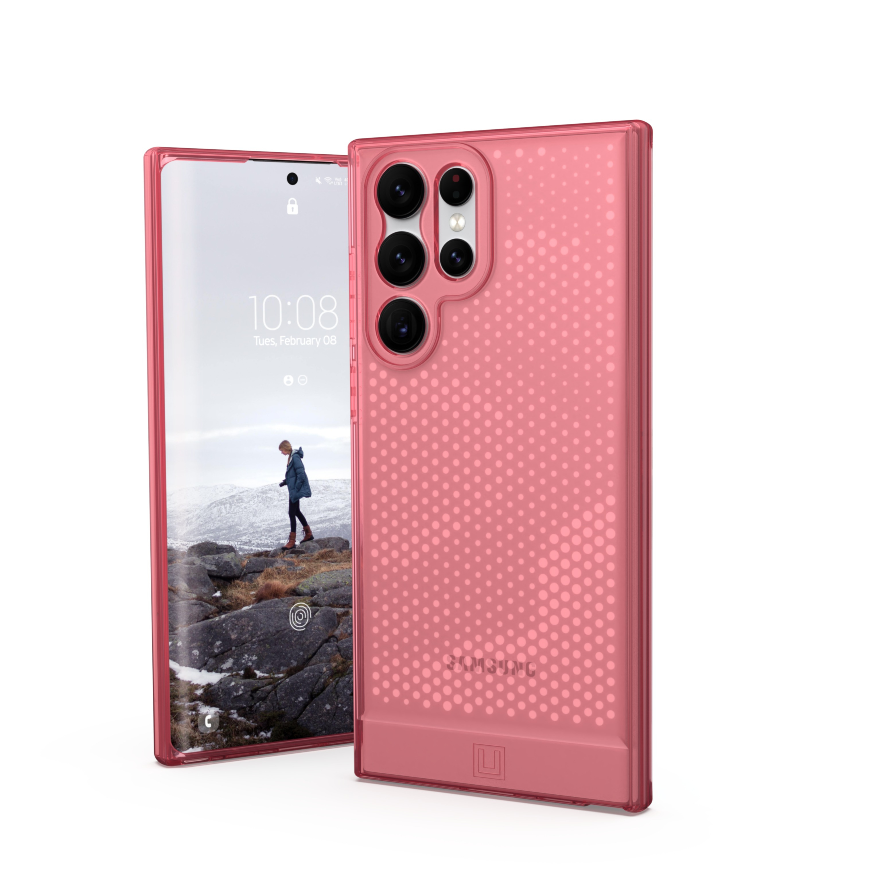 Image of UAG Urban Armor Gear [U] - Samsung Galaxy S22 Ultra 5G Gummi Schutzhülle Lucent (21344N319898) - Clay bei Apfelkiste.ch