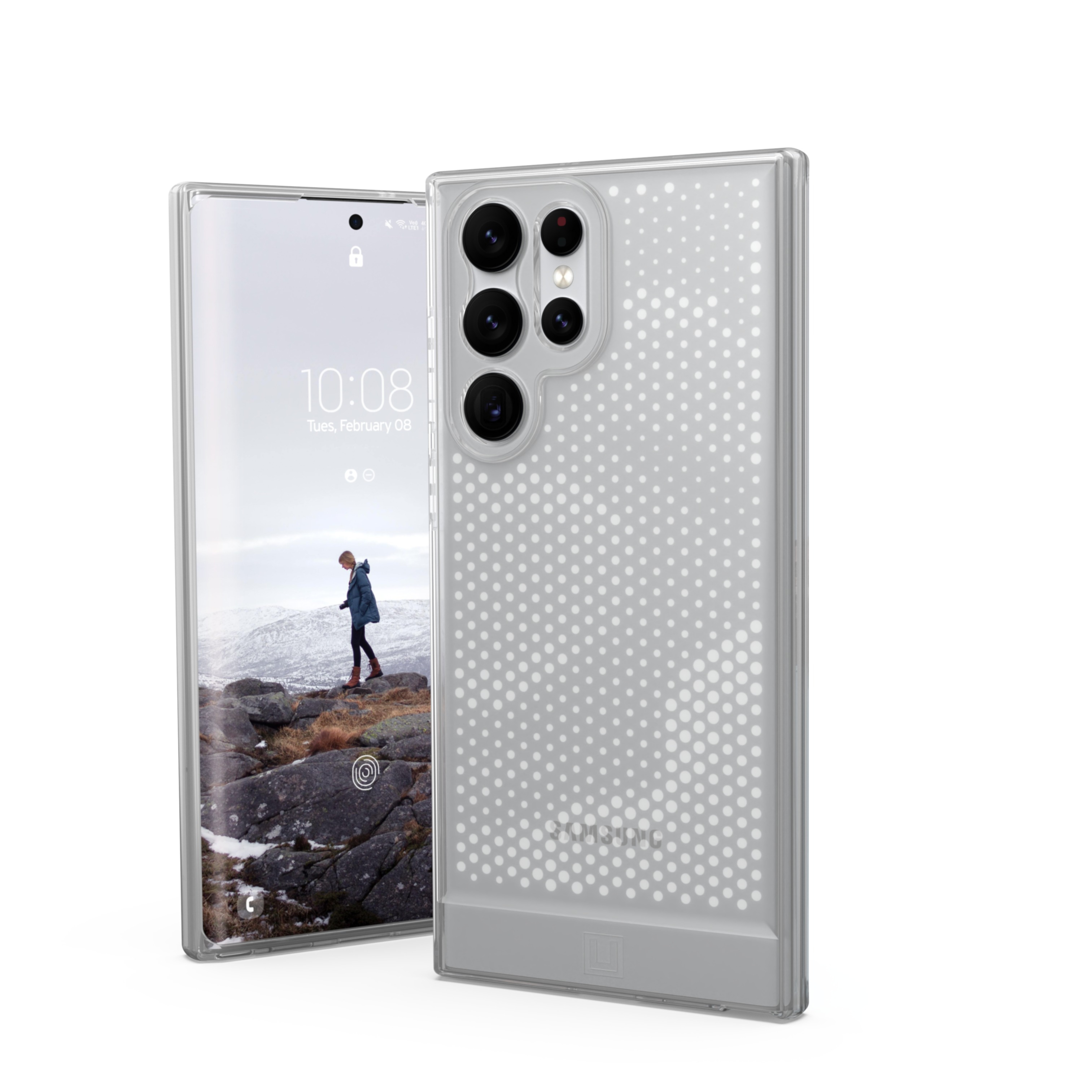 Image of UAG Urban Armor Gear [U] - Samsung Galaxy S22 Ultra 5G Gummi Schutzhülle Lucent (21344N314343) - Transparent (Ice) bei Apfelkiste.ch