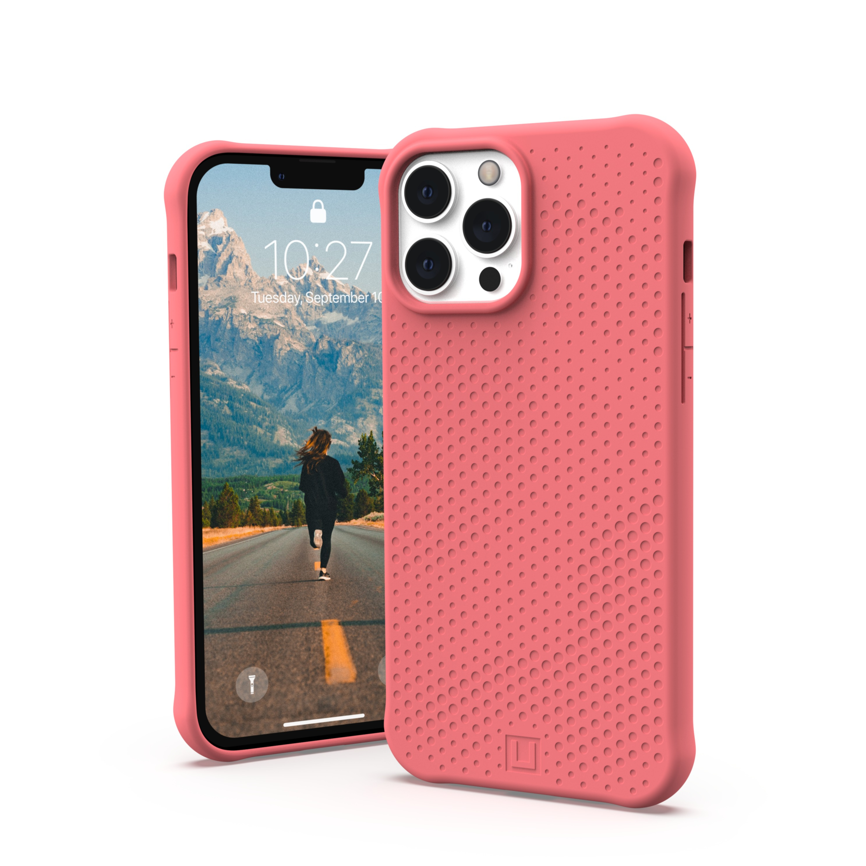 Image of UAG Urban Armor Gear [U] - iPhone 13 Pro Max Antimikrobielle Hybrid Hardcase Schutzhülle Dot (11316V319898) - Clay bei Apfelkiste.ch