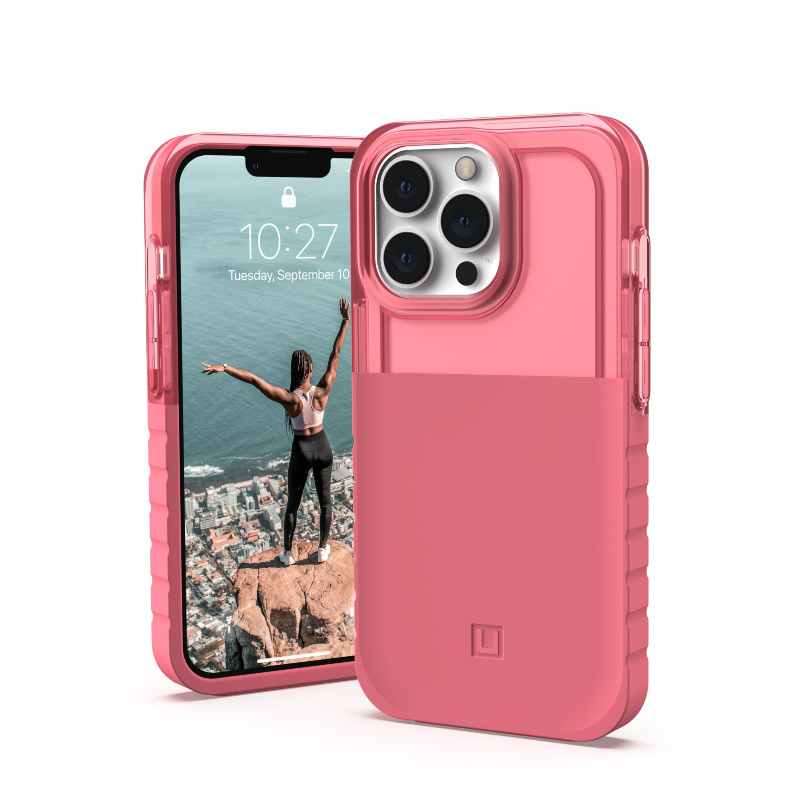 Image of UAG Urban Armor Gear [U] - iPhone 13 Pro Antimikrobielle Hybrid Silikon Schutzhülle Tri-Mold Dip Design (11315U319898) - Clay bei Apfelkiste.ch