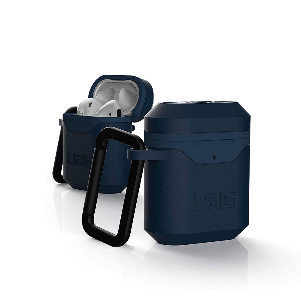 Image of UAG Urban Armor Gear - AirPods (1. & 2. Generation) Silikon Case V2 Schutzhülle mit Karabinerhaken (10242F115555) - Mallard bei Apfelkiste.ch