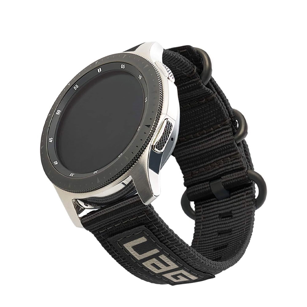 Image of UAG Urban Armor Gear - Samsung Galaxy Watch 46mm / Gear S3 Classic / S3 Frontier Nato Eco Strap Nylon Armband (29180C114040) - Schwarz bei Apfelkiste.ch