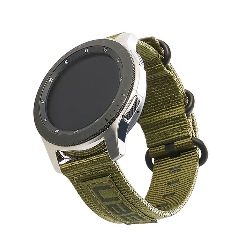 Image of UAG Urban Armor Gear - Samsung Galaxy Watch 46mm / Gear S3 Classic / S3 Frontier Nato Strap Nylon Armband (29180C114072) - Olive Drab bei Apfelkiste.ch