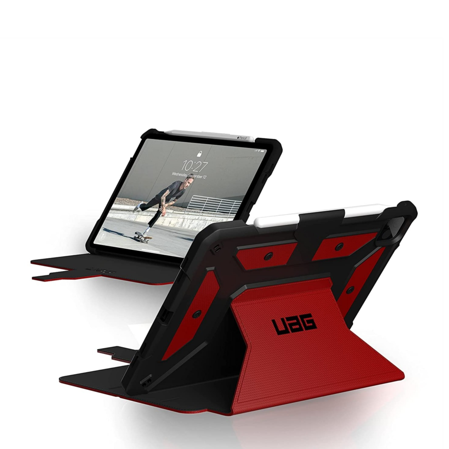 Image of UAG Urban Armor Gear - iPad Pro 11" (2021) / iPad Air 10.9" (2022/2020) Schutzhülle Metropolis (122996119393) - Magma bei Apfelkiste.ch