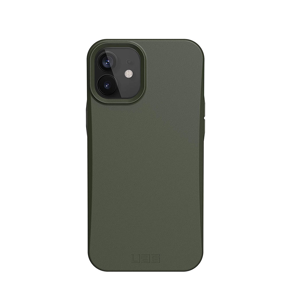 Image of UAG Urban Armor Gear - iPhone 12 Mini Bio Gummi Schutzhülle Outback Eco Friendly Nachhaltig Kompostierbar (112345117272) - Olive Drab bei Apfelkiste.ch