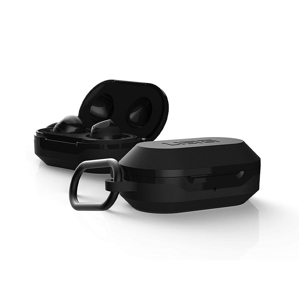 Image of UAG Urban Armor Gear - Samsung Galaxy Buds+ / Galaxy Buds Hardcase Schutzhülle mit Karabinerhaken (20246F114040) - Schwarz bei Apfelkiste.ch