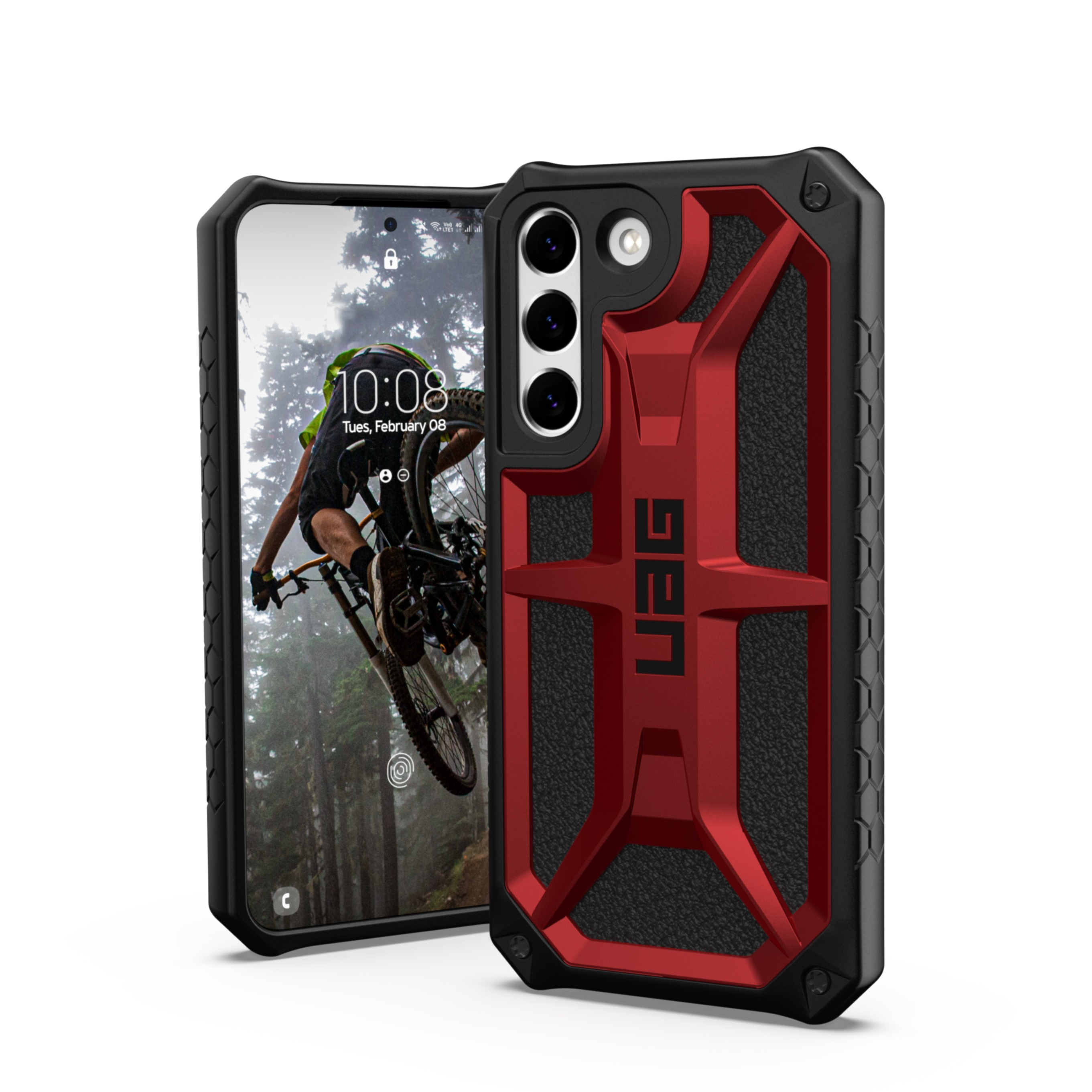 Image of UAG Urban Armor Gear - Samsung Galaxy S22 5G Schutzhülle Monarch (213421119494) - Crimson bei Apfelkiste.ch