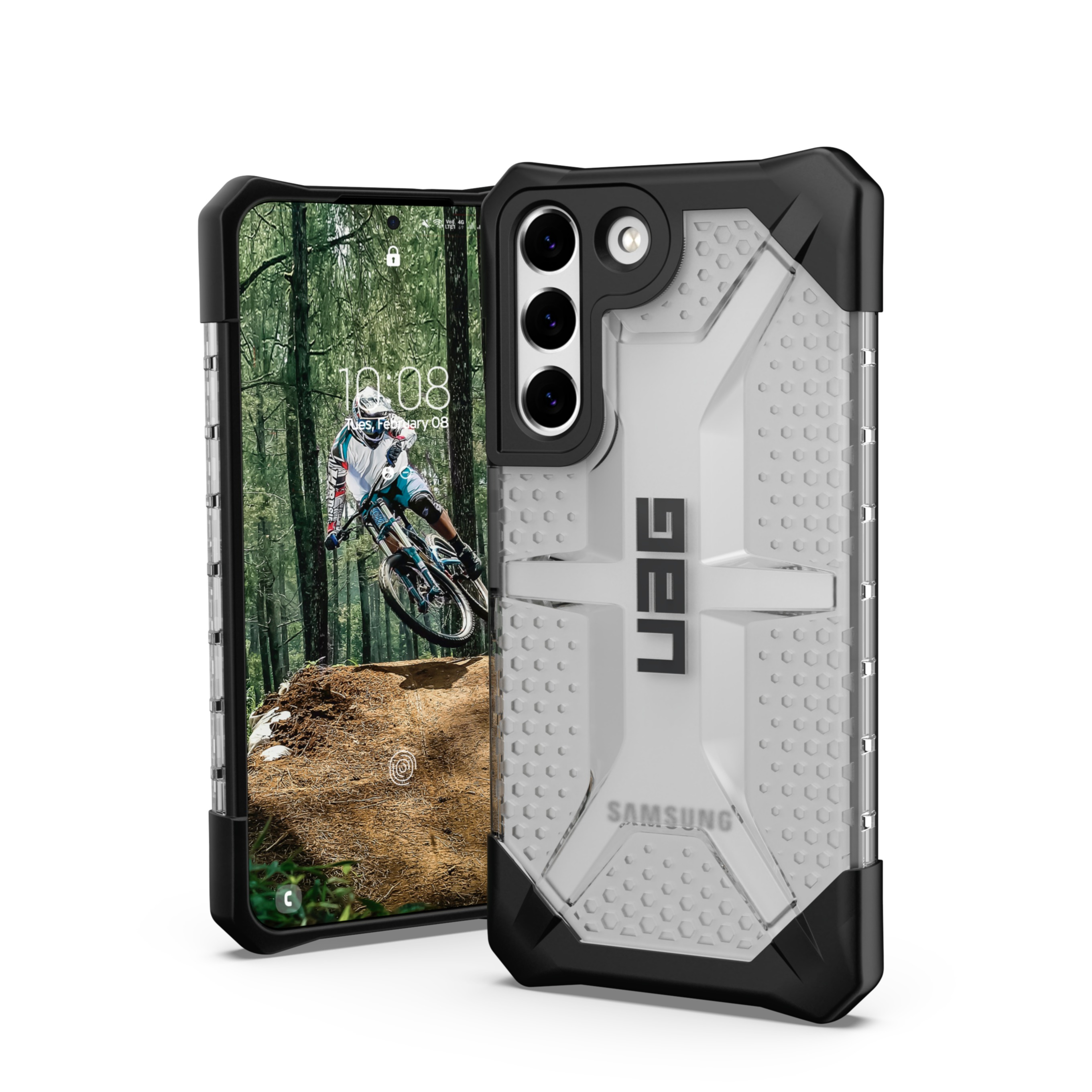 Image of UAG Urban Armor Gear - Samsung Galaxy S22 5G Schutzhülle Plasma (213423114343) - Transparent (Ice) bei Apfelkiste.ch