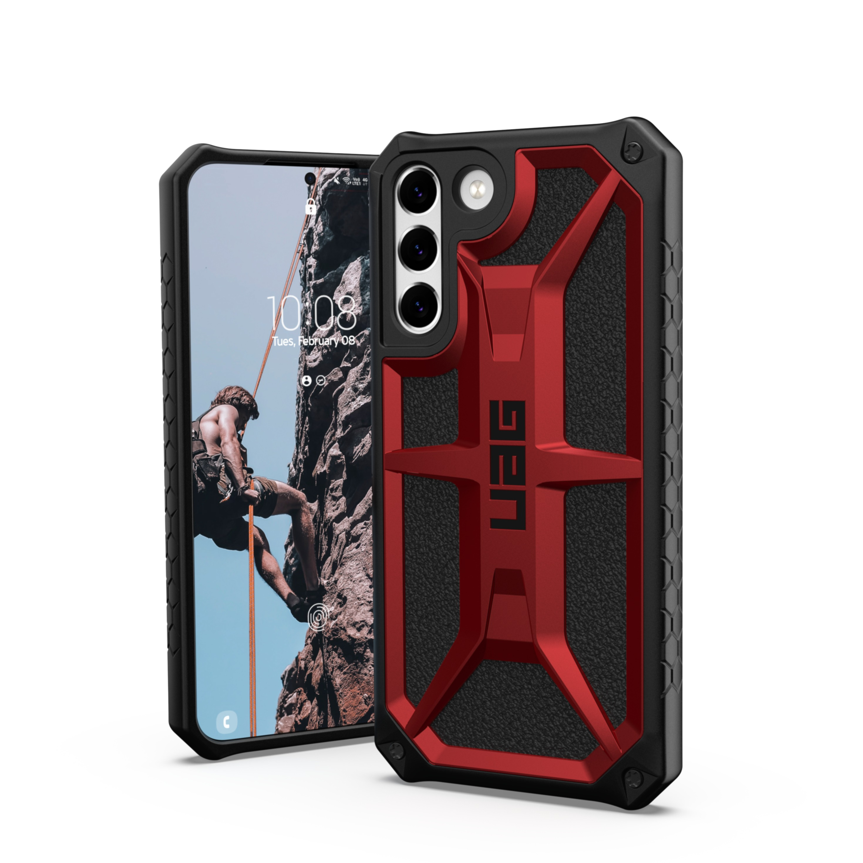 Image of UAG Urban Armor Gear - Samsung Galaxy S22+ Plus 5G Schutzhülle Monarch (213431119494) - Crimson bei Apfelkiste.ch